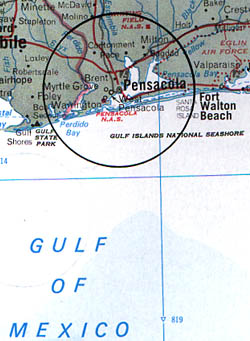 Pensacola, Florida, surrounded by military installations,  including Eglin Air Force Base to the east, has been shaken  by unexplained "skyquakes" since 1989.