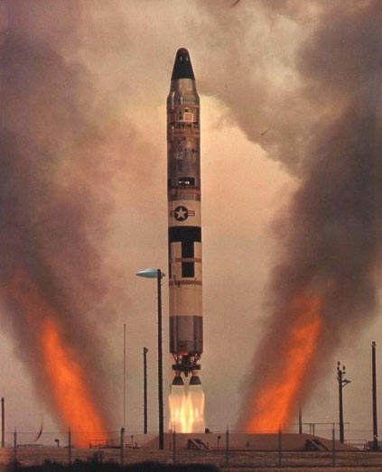 Test launch of missile.