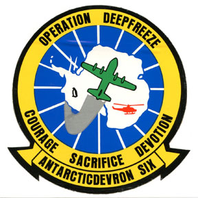 Insignia of Antarctic Development Squadron Six (VXE-6). See Websites below.
