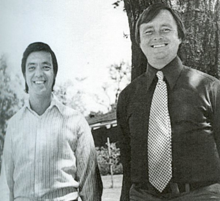 Annie Jacobsen's book: In 1972, laser physicist Harold "Hal" Puthoff (left) was hired by the CIA to run a classified research program involving extrasensory perception (ESP) and psychokinesis (PK). One of Puthoff's first research subjects was a New York City artist named Ingo Swann (right). Image from collection of Hal Puthoff.