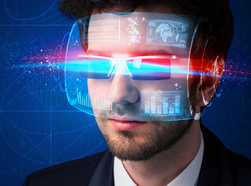 Illustration of 360 degree virtual reality projection © by Valoso.com.
