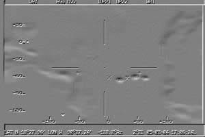 3-D embossing enhancement of infrared video frame.
