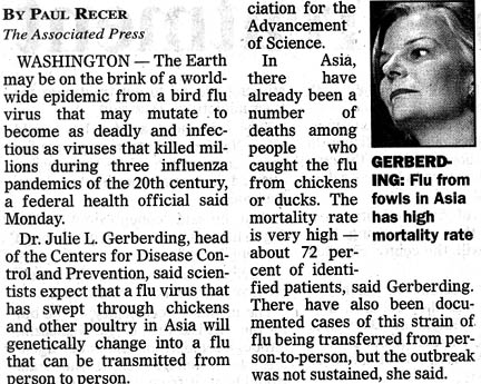 Tuesday, February 22, 2005, Albuquerque Journal. 
