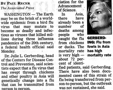 Tuesday, February 22, 2005, Albuquerque Journal.