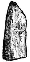 Axis Mundi symbol depicted in Celtic stone pillar at Trawsmawr, Wales. Source: Stonesofireland. 