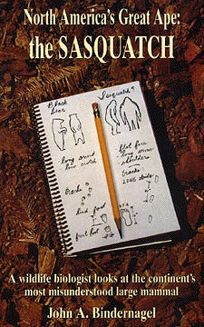 John Bindernagel, Ph.D., has thirty years of field experience in North America, East Africa, Iran, the Caribbean and Belize. He studies the physical evidence left by what he and others hypothesize is an unidentified humanlike, or apelike, creature that lives illusively in the United States and Canada. Book published in 1998 by Beachcomber Books, Canada.