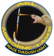 Airborne Laser Logo for D.O.D.'s Star Wars Space Policy Project. See website below.