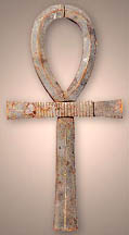 18th Dynasty ankh, symbol of eternal life force, from the reign of Amenhotep II made of wood. Image from TourEgypt.
