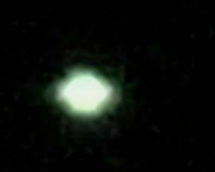Also on April 2, 2007, this unidentified aerial light was photographed over the Shijiazhuang Airport southwest of Beijing in northern China. Image © 2007 by Xinhua Photo.