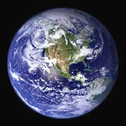 Earth from space courtesy NASA. Sept = Five technical reports about ties between ecosystems and human well-being