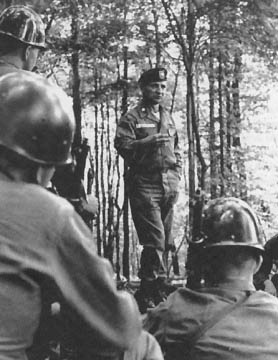 Colonel Dale Leavitt, U. S. Army, circa 1960s. Col. Leavitt was a Captain on September 12, 1952, and head of the West Virginia National Guard that was ordered by someone in Washington, D. C., to go to the Flatwoods "monster" site, box up any unusual debris and ship to a specific address (not identified by Leavitt). Photograph courtesy Mrs. Dale Leavitt for Frank Feschino, Jr.