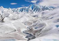 Los Glaciares National Park, Patagonia, Argentina, glacier is melting like all others around the world. Photograph © 2003 by Michel Gunther/WWF-Canon.