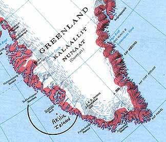 Bedrock on Akilia Island, Greenland is some of the oldest from the young earth's surface 4 billion years ago.