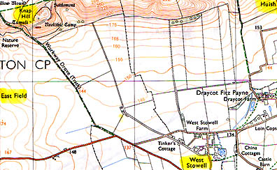 Huish and West Stowell are a little east of Knap Hill and the famous East Field, in the Vale of Pewsey - the heart of Wiltshire, England, crop formations since the early 1990s.