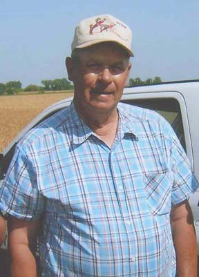 Merle Ecklund, married to Diane, has grown cereal crops on his Lost Springs, Kansas, farm for forty years. Photo © 2006 by Diane Ecklund.