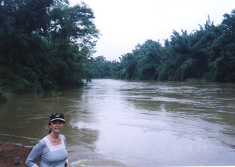 The wild, remote country en route to Vilabouli, Laos. Photograph by Videographer Brad Dillon.