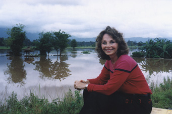 The watery reflections of Laos in its rice paddies, the food mainstay of the country.