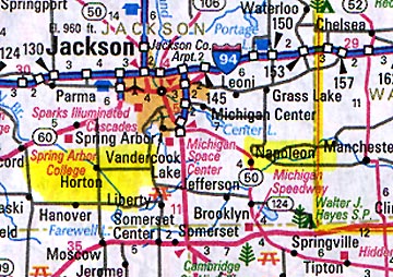 Napoleon, Michigan, is fifteen miles east of Horton where the bright light was seen on December 18, 2003, prior to the discovery of an ice circle at Mud Lake on December 28, 2003. Several Napoleon residents have seen highly strange aerial craft in January 2004.