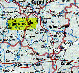 Small village of Papros too small to be seen on map is 25 kilometers south of Inowroclaw in central Poland.
