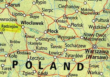 The small farming village of Kaczewo is in the Radziejow District of the Kujawsko-Pomorska Province northwest of Warsaw.