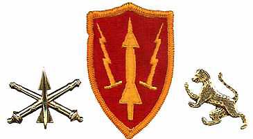 ARADCOM Army Air Defense Command patch in 1967. Image provided by Bill.