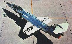 In 1967, F-104 was fastest jet, having broken one speed record at 1,400 mph.