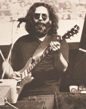 Rock star, Jerry Garcia, August 1, 1942 - August 9, 1995. Photo from Allposters.com. Facts from Rareexception.com