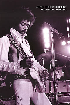  Rock star, Jimi Hendrix, November 27, 1942 - September 18, 1970. Photo from Allposters.com. Facts from Hotshotdigital.com