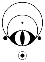 Right: 2004 Pegsdon, Hertsfordshire; Left: 2003 Serpent Mound, Ohio. Vesica Pisces geometry diagrams comparison © 2004 by Bert Janssen.