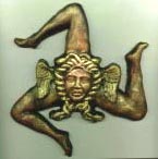 Triskelion, the Greek symbol of the sun in motion.