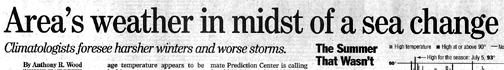 Front page top headline, The Philadelphia Inquirer, Philadelphia, Pennsylvania, September 22, 2004.