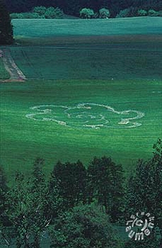 Zueschen, near Kassel, Germany, formation discovered on June 1, 2001. Photograph © 2001 by Frank Laumen.