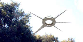  Dragonfly-shaped aerial craft photographed by Chad on May 6, 2007, in Bakersfield, California region.