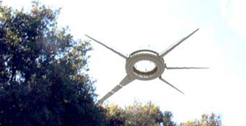 Dragonfly-shaped aerial craft photographed by Chad on May 6, 2007, in Bakersfield, California region.