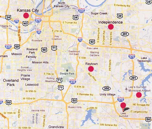 Since April 2011, Missouri MUFON has received dozens of reports about highly strange aerial phenomena ranging from morphing lights to beams to shapes ranging from diamond and triangular to oval and circular - all large and most silent. Primary geographic focuses of the phenomena have been Kansas City, Independence, Raytown and Lee's Summit.