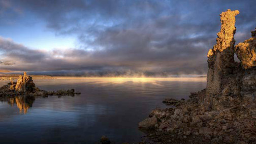 Researchers working in the harsh, arsenic-rich environment of Mono Lake, California, have discovered arsenic-eating bacteria called GFAJ-1 able to thrive and reproduce using arsenic, changing the fundamental knowledge about what comprises all known life on Earth. Mono Lake's large amount of toxic arsenic and very little phosphorus should kill Earth microorganisms, not make them thrive. But the GFAJ-1 bacteria grows and reproduces on an arsenic-rich diet and even has arsenic encoded in its DNA genome where phosphorus would normally be encoded. That means the GFAJ-1 organism in Mono Lake is radically different than other known Earth life.