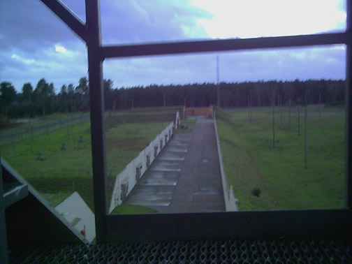  December 2007, photograph from RAF Bentwaters/Woodbridge tower used to monitor underground Weapons Storage Area (WSA), that presumably included nuclear weapons heavily guarded in December 1980 by military security. Image © 2007 by Gary Heseltine.