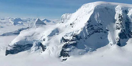 What is troubling scientists is the ability for these many Antarctic volcanoes, if they erupted, to cause wide scale melting and breakup of Antarctica's ice sheets. Image by NASA.