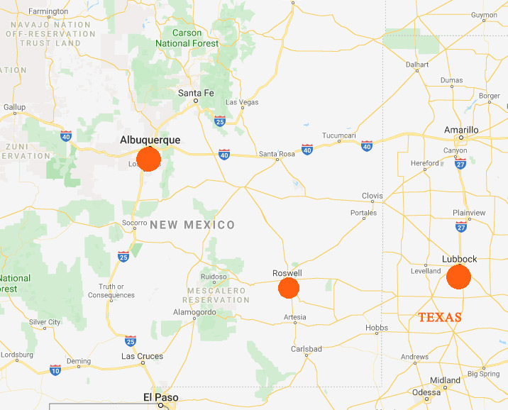 Lubbock, Texas is 174 miles nearly straight east of Roswell, New Mexico. On the night of August 25, 1951, Around 9:20 p.m., the university colleagues saw something otherworldly in the expansive Texas sky: a V-shaped formation of 15 to 30 blueish-green lights passing overhead. Stunned, but still using their trained scientific reasoning, they figured the lights would reappear. And they did, about an hour later, in a more haphazard formation. The scientists were all in agreement: They had witnessed something fantastic—but what was it?