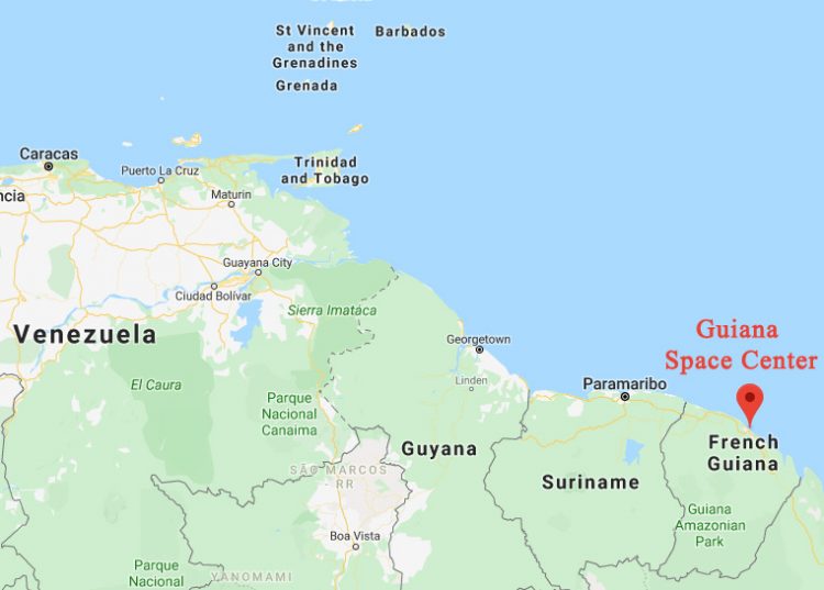 Kourou, French Guiana, South America, is where the Guiana Space Center launched the European Space Agency's CHEOPS exo-planet-analyzing satellite.