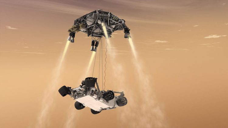 The mission takes the next step by not only seeking signs of habitable conditions on Mars in the ancient past, but also searching for signs of past microbial life itself. The Mars 2020 rover introduces a drill that can collect core samples of the most promising rocks and soils and set them aside in a "cache" on the surface of Mars. A future mission could potentially return these samples to Earth. That would help scientists study the samples in laboratories with special room-sized equipment that would be too large to take to Mars. The mission also provides opportunities to gather knowledge and demonstrate technologies that address the challenges of future human expeditions to Mars. These include testing a method for producing oxygen from the Martian atmosphere, identifying other resources (such as subsurface water), improving landing techniques, and characterizing weather, dust, and other potential environmental conditions that could affect future astronauts living and working on Mars.