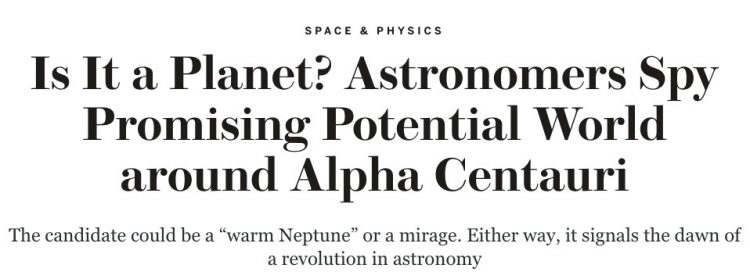 Scientific American, February 10, 2021, by Lee Billings.